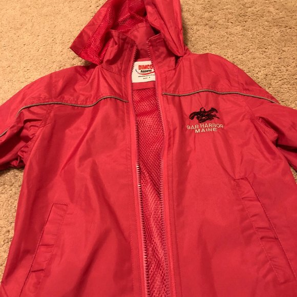 Dimco Apparel Bar Harbor (Maine) Girls Windbreaker Jacket BRAND NEW!! - Picture 1 of 6